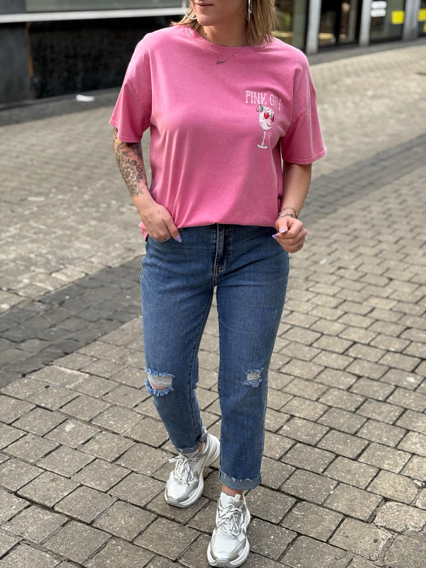 T-SHIRT PINK GIN