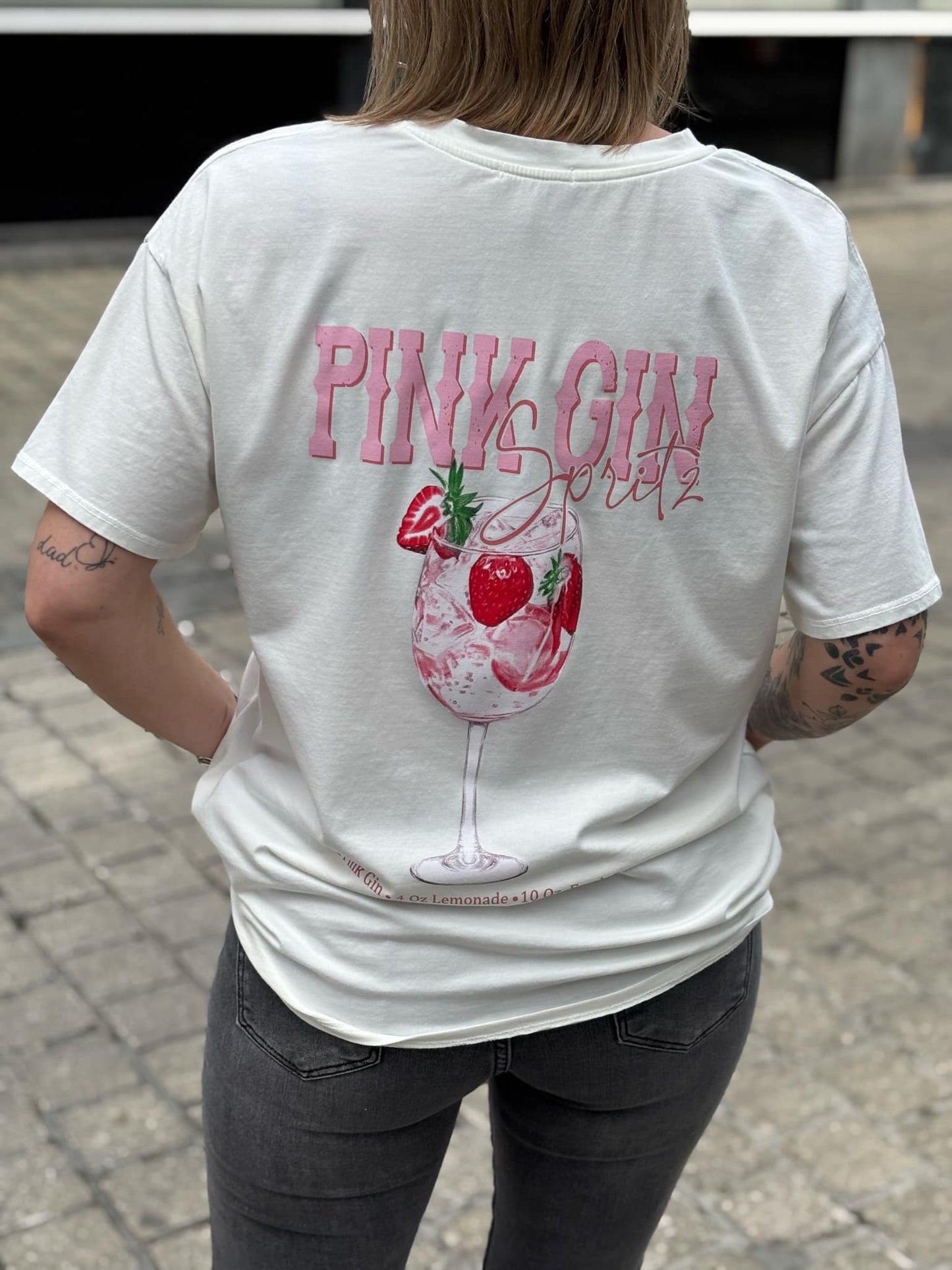 T-SHIRT PINK GIN