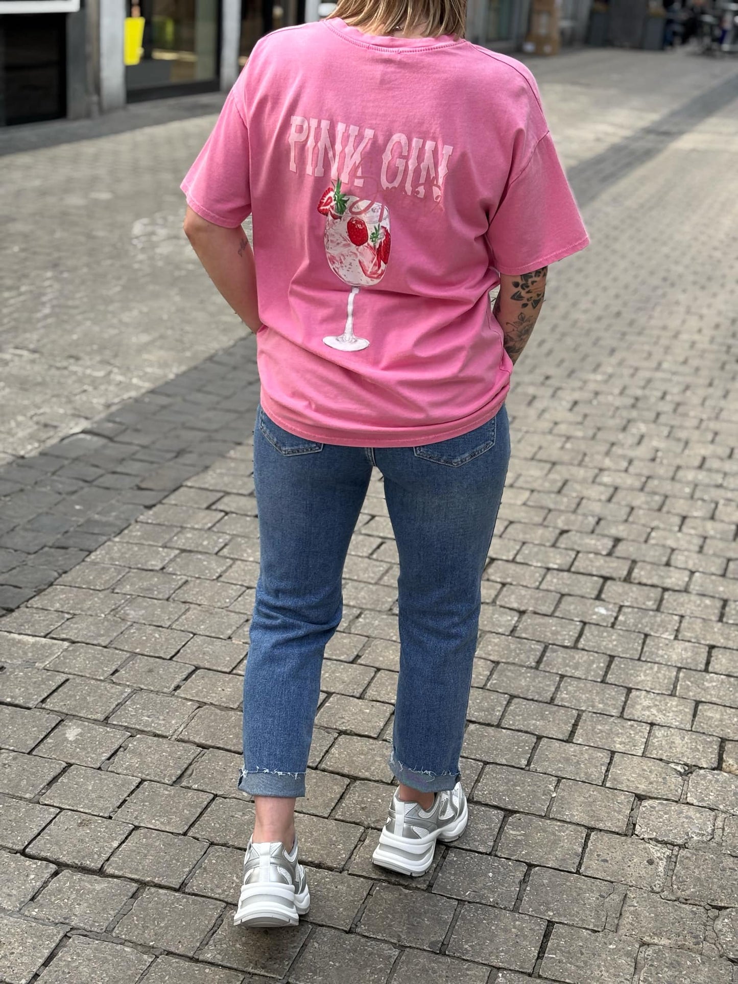 T-SHIRT PINK GIN