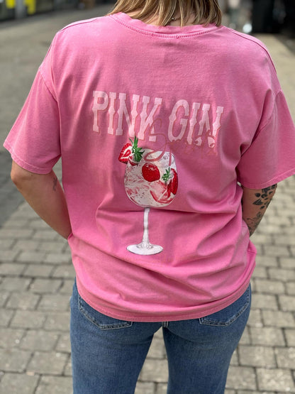 T-SHIRT PINK GIN