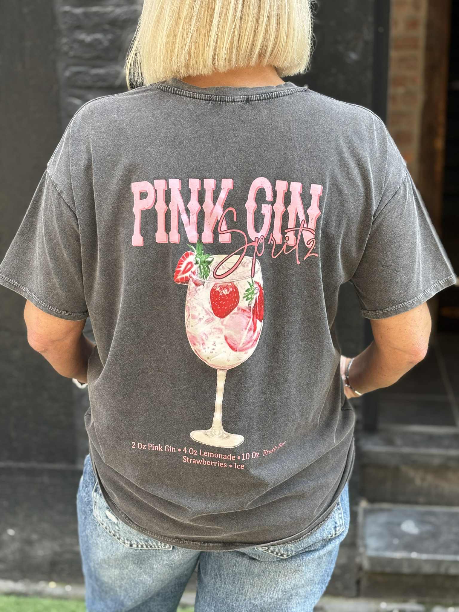 T-SHIRT PINK GIN