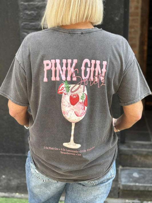 T-SHIRT PINK GIN