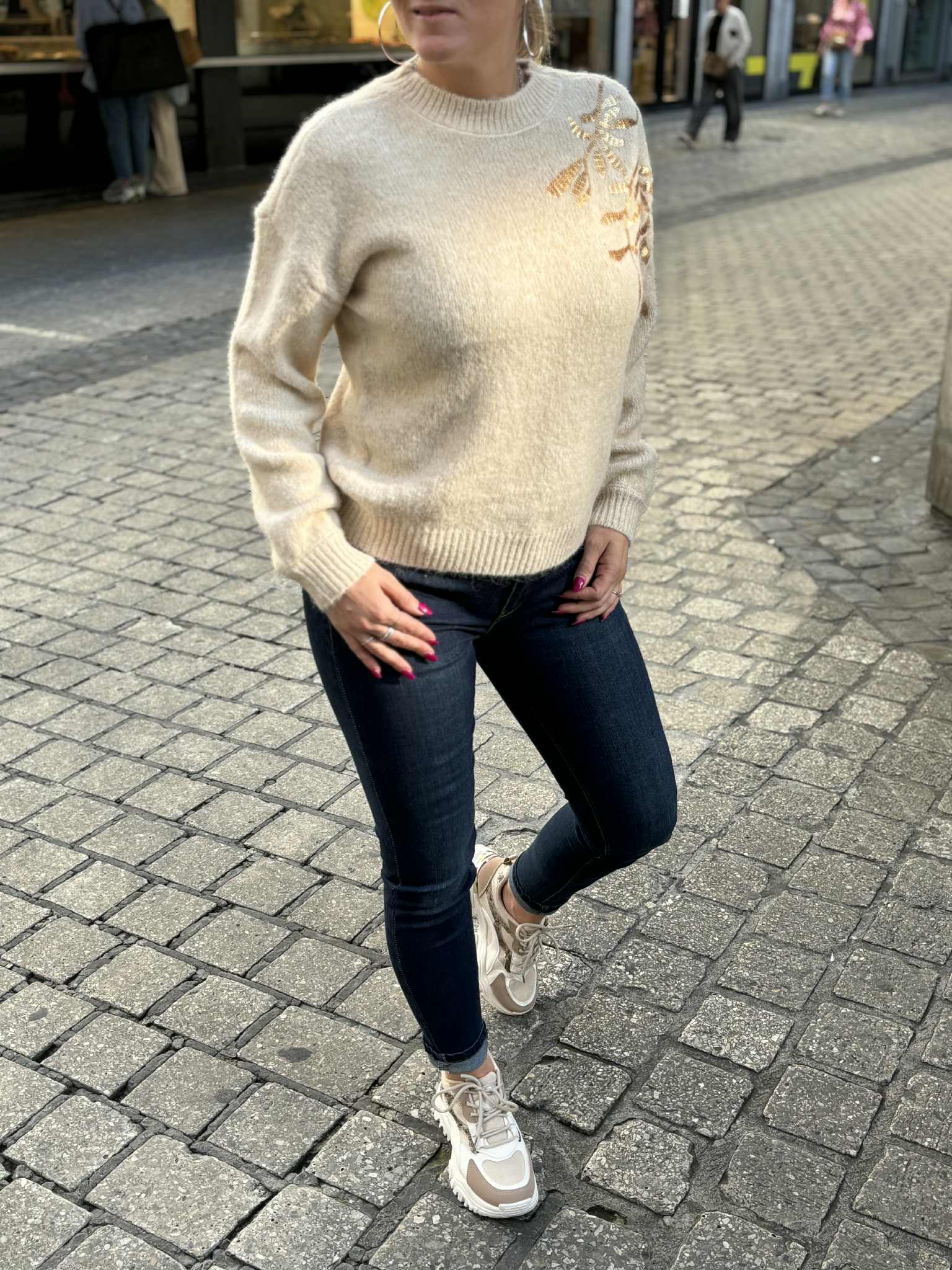 JEANS LILA