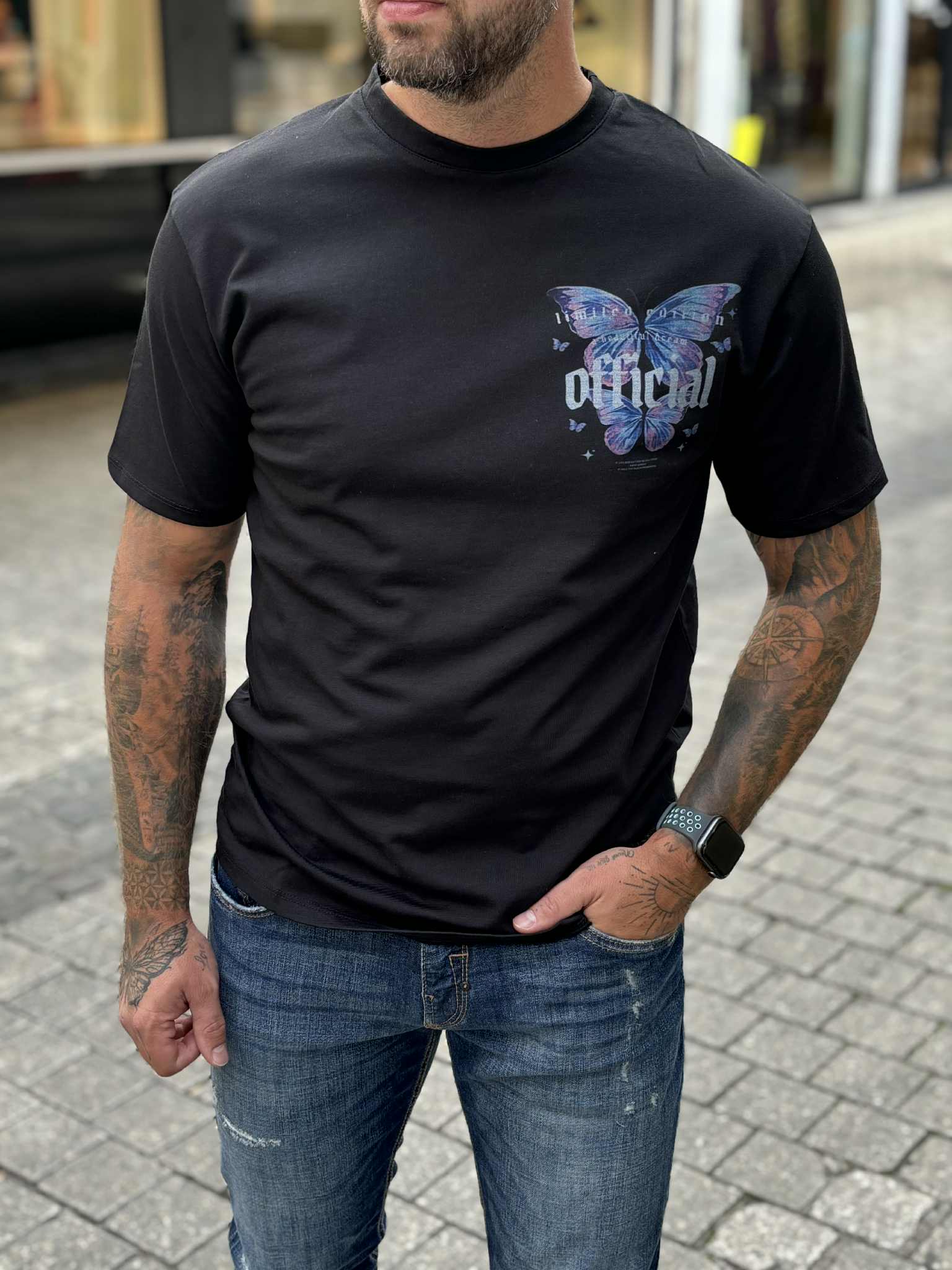 T-SHIRT BUTTERFLY