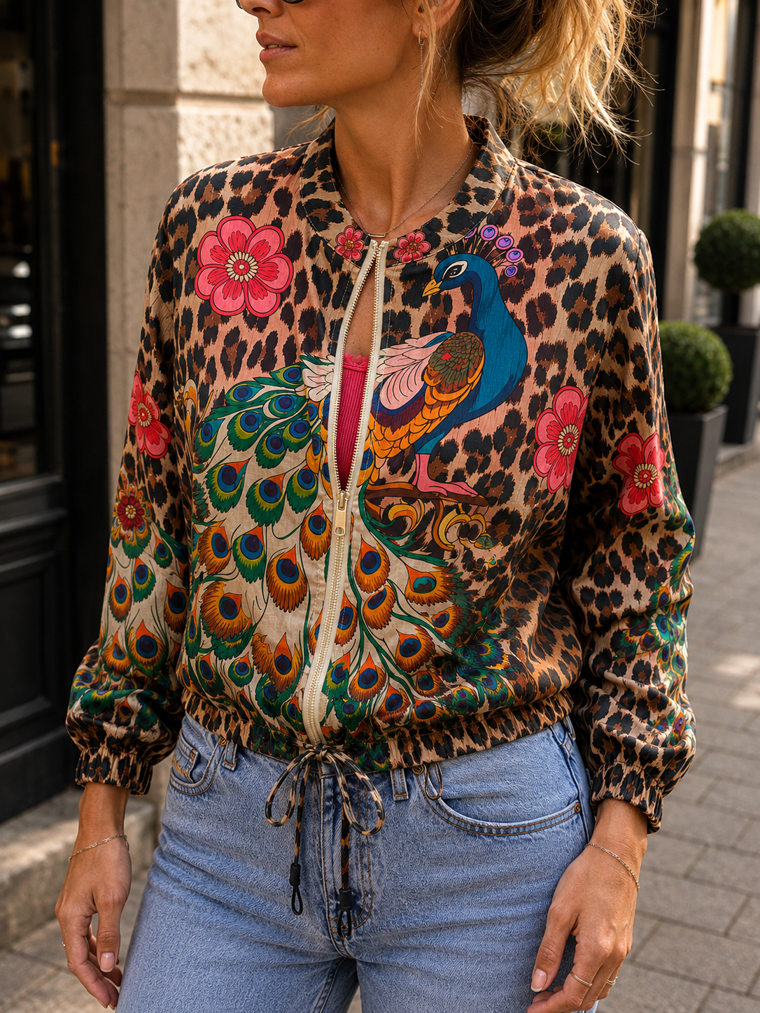 BOMBER ROSA