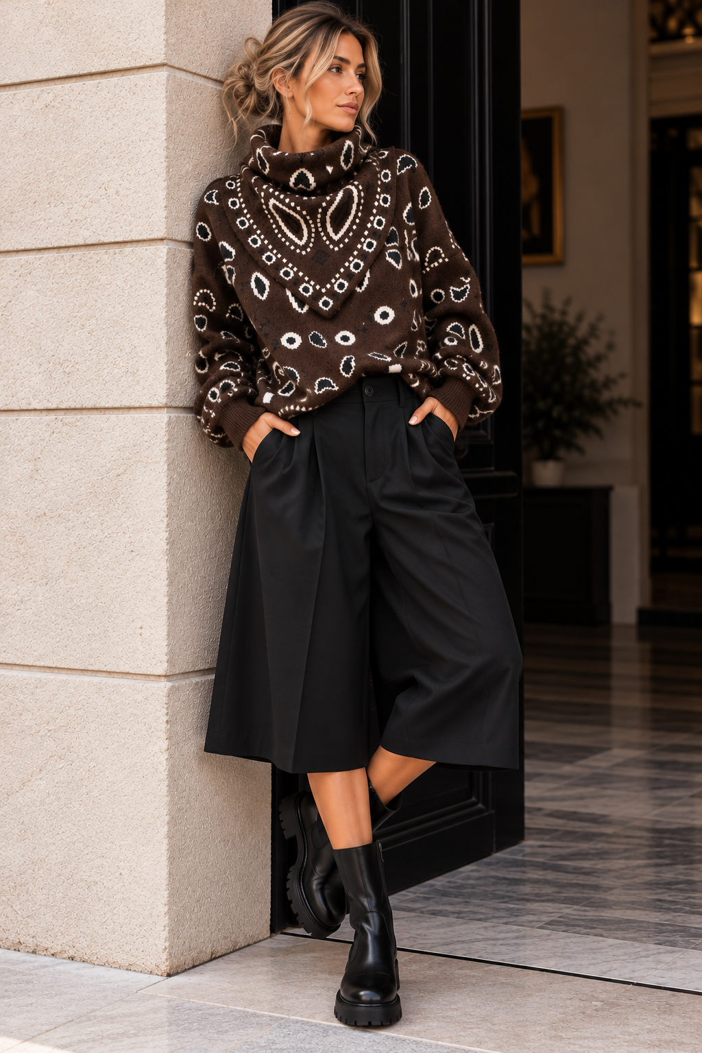 PULL + ÉCHARPE JOYNA