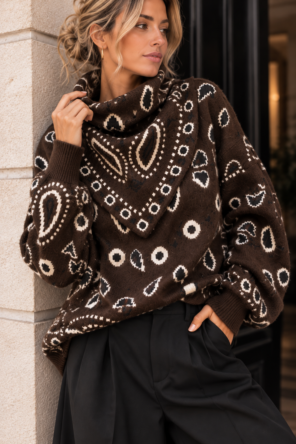 PULL + ÉCHARPE JOYNA