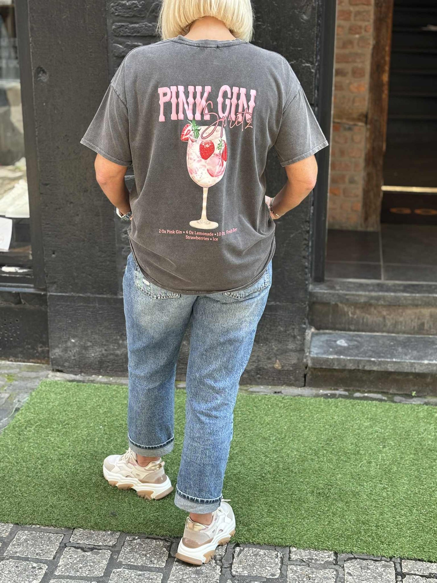 T-SHIRT PINK GIN