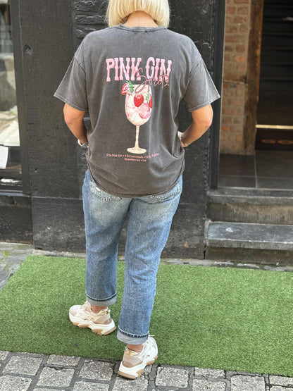 T-SHIRT PINK GIN